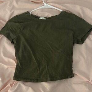Bozzolo Olive Green Short Sleeve Tee